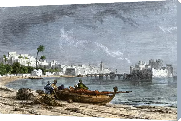Seaport of Sidon, Lebanon