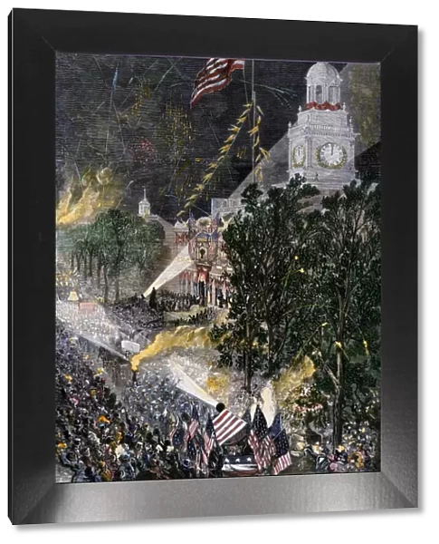 Fourth of July centennial celebration in Philadelphia, 1876
