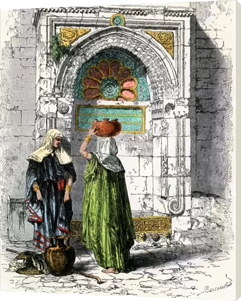 Palestinian women in Jerusalem, 1800s