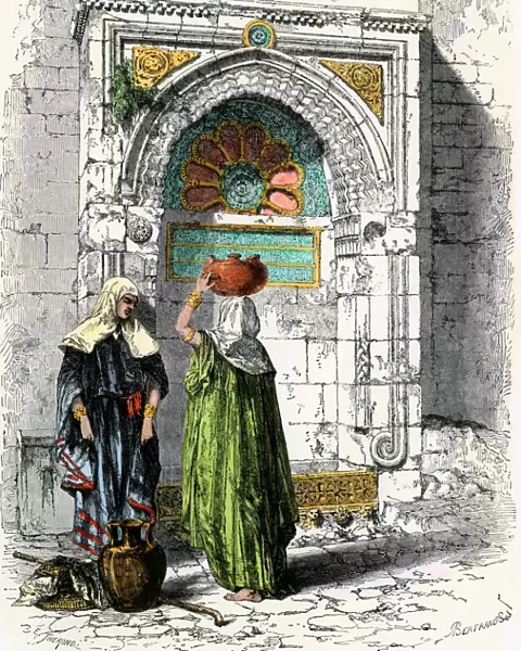 Palestinian women in Jerusalem, 1800s