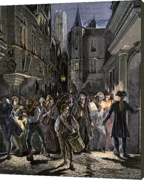 Paris streets under mob rule during the French Revolution