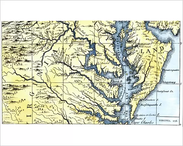 Virginia and Maryland settled in 1738