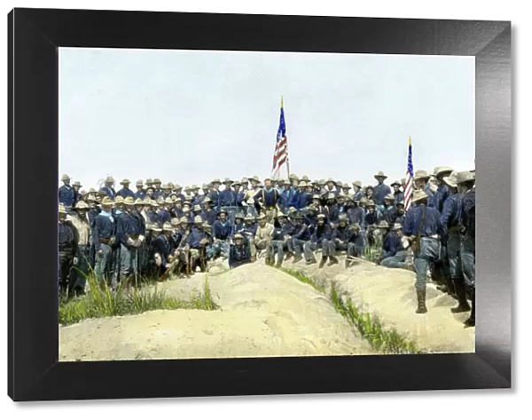 Roosevelt and the Rough Riders on San Juan Hill, 1898