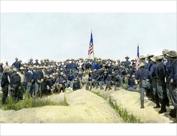 Roosevelt and the Rough Riders on San Juan Hill, 1898