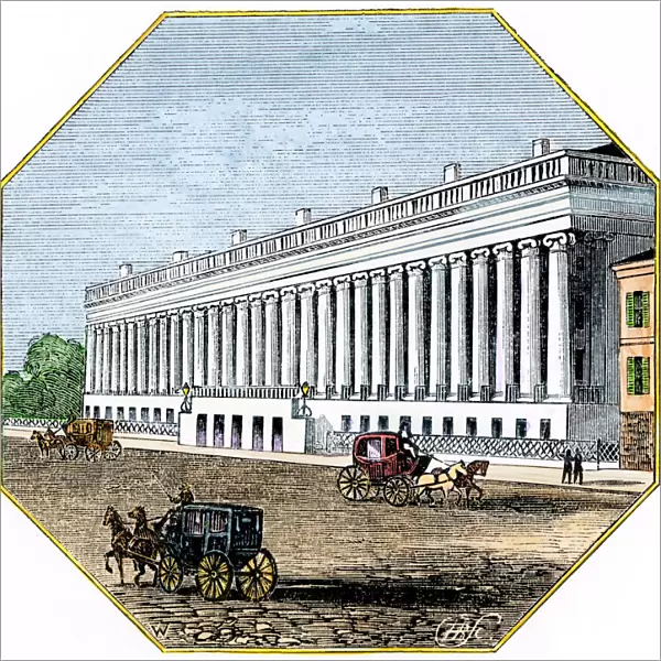 U. S. Treasury Building, Washington DC, 1850s