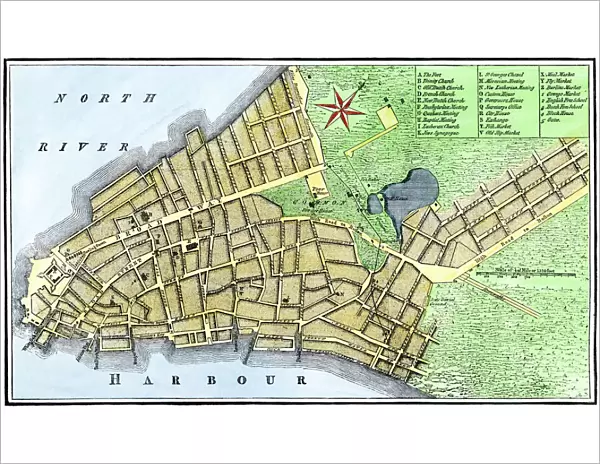 New York City map, 1767