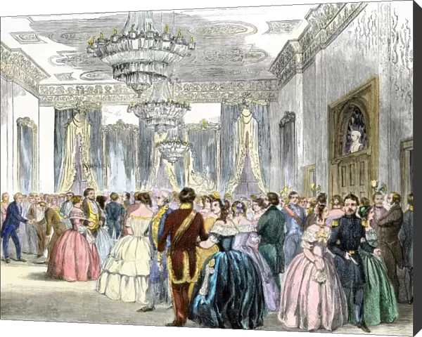 White House reception, 1850s