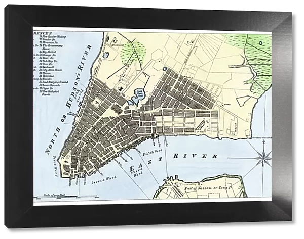 Manhattan map, 1789