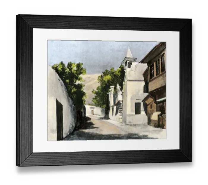 Framed Print : Syrian home of explorer Richard Burton Framed Print : Syrian home of explorer Richard Burton