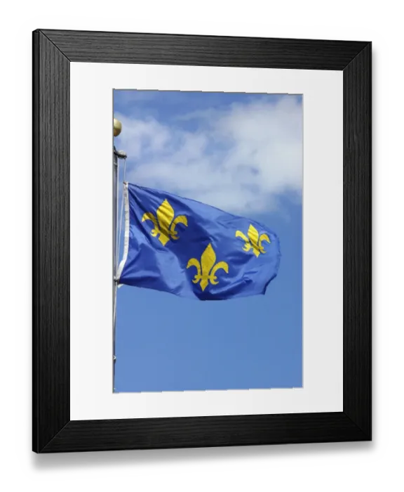 Framed Print : Flag of France, 1700s Framed Print : Flag of France, 1700s