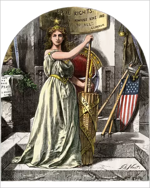 Reconstruction upholding equal rights, 1868