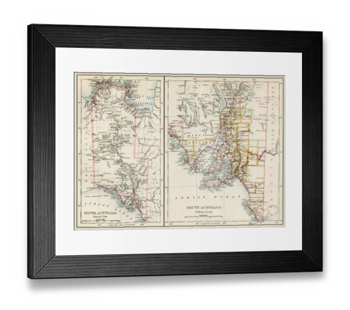 Framed Print : South Australia, 1800s Framed Print : South Australia, 1800s