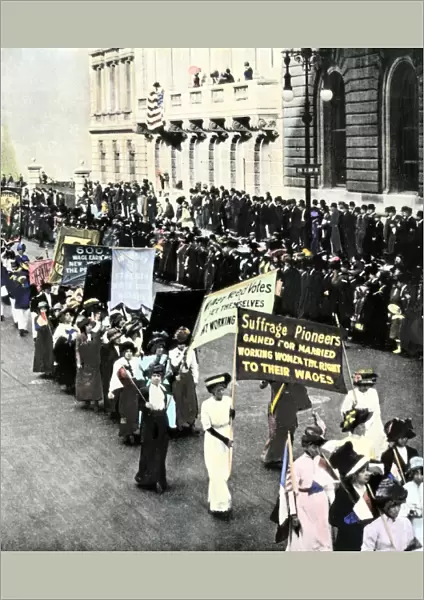 Suffragettes in New York City, 1911