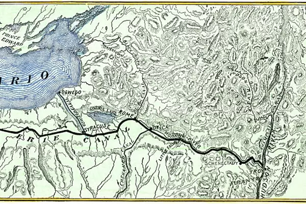 Erie Canal route