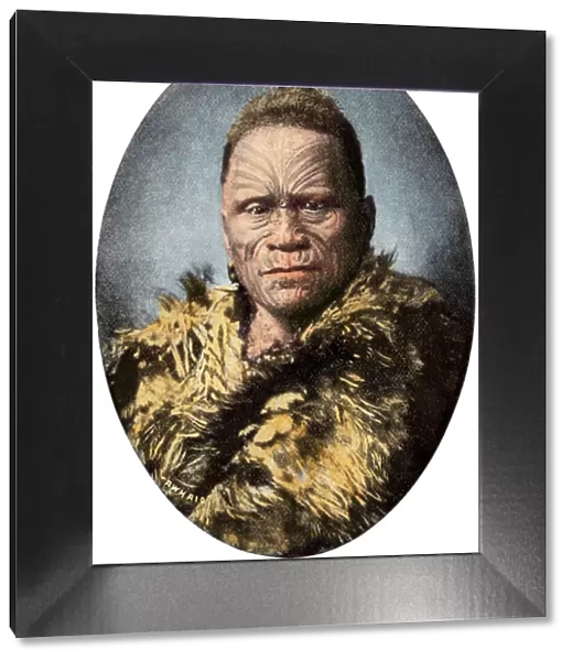 Maori leader, New Zealand, 1800s