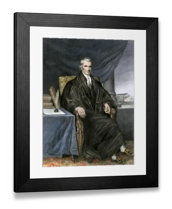 Framed Print : John Marshall, Chief Justice of the United States Framed Print : John Marshall, Chief Justice of the United States