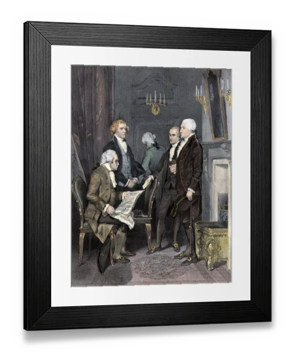 Framed Print : The first Cabinet under President Washington - Knox Framed Print : The first Cabinet under President Washington - Knox