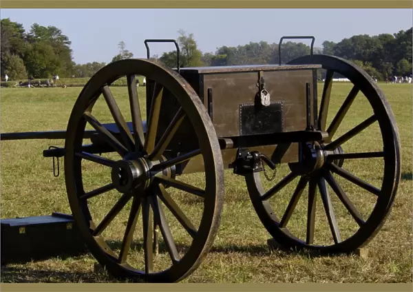 19th-century artillery caisson