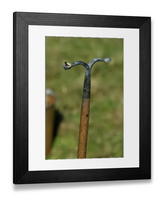 Framed Print : Cannon lighting tool, 18th century Framed Print : Cannon lighting tool, 18th century