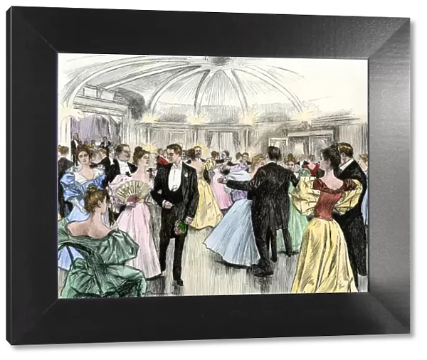 A ball in Tuxedo, New York, circa 1900