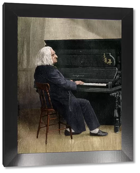 Pianist Franz Liszt