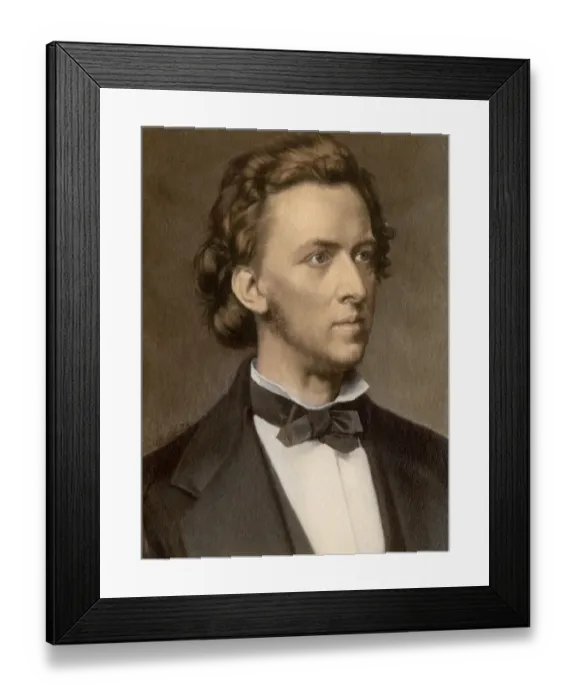 Framed Print : Chopin. Composer and pianist Frederic Chopin. Framed Print : Chopin. Composer and pianist Frederic Chopin.
