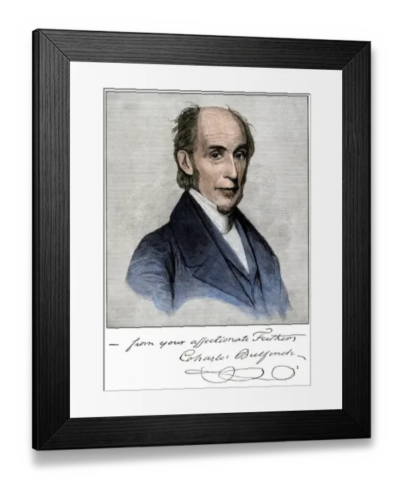 Framed Print : Architect Charles Bulfinch Framed Print : Architect Charles Bulfinch