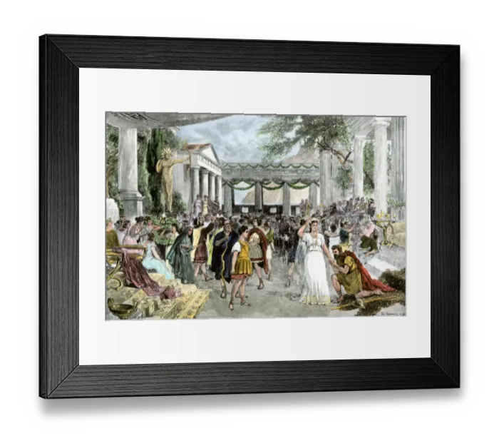 Framed Print : Odysseus returns home Framed Print : Odysseus returns home