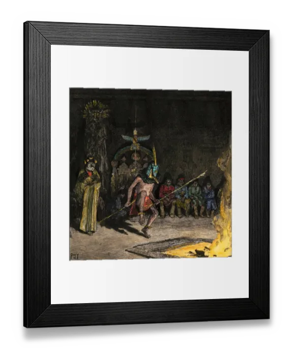 Framed Print : Zuni Pueblo shalako Framed Print : Zuni Pueblo shalako