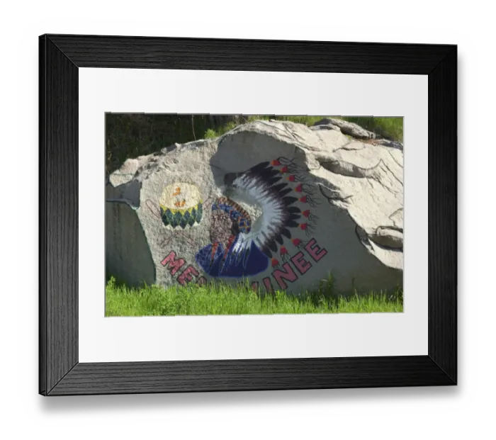 Framed Print : Menominee Reservation in Wisconsin Framed Print : Menominee Reservation in Wisconsin