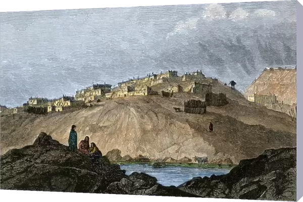 Laguna Pueblo, 1800s