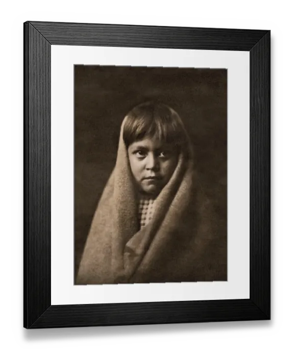 Framed Print : Navajo child, 1904 Framed Print : Navajo child, 1904