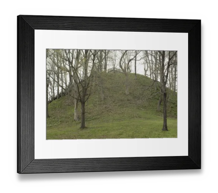 Framed Print : Moundbuilders site in Tennessee Framed Print : Moundbuilders site in Tennessee