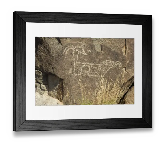 Framed Print : Petroglyph of the Jornada-Mogollon culture, NM Framed Print : Petroglyph of the Jornada-Mogollon culture, NM