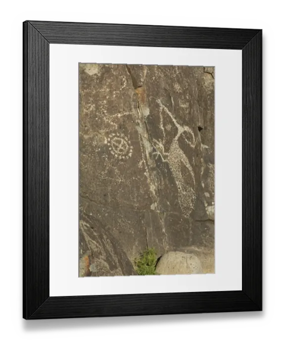 Framed Print : Petroglyphs of the Jornada-Mogollon culture, NM Framed Print : Petroglyphs of the Jornada-Mogollon culture, NM