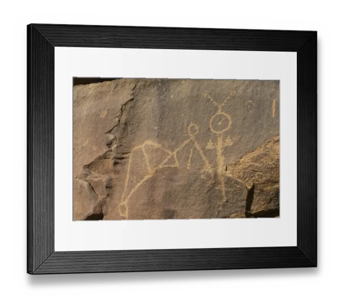 Framed Print : Petroglyphs in Lobo Canyon, NM Framed Print : Petroglyphs in Lobo Canyon, NM