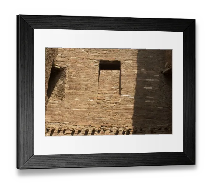 Framed Print : Pueblo Bonito windows, Chaco Canyon NM Framed Print : Pueblo Bonito windows, Chaco Canyon NM