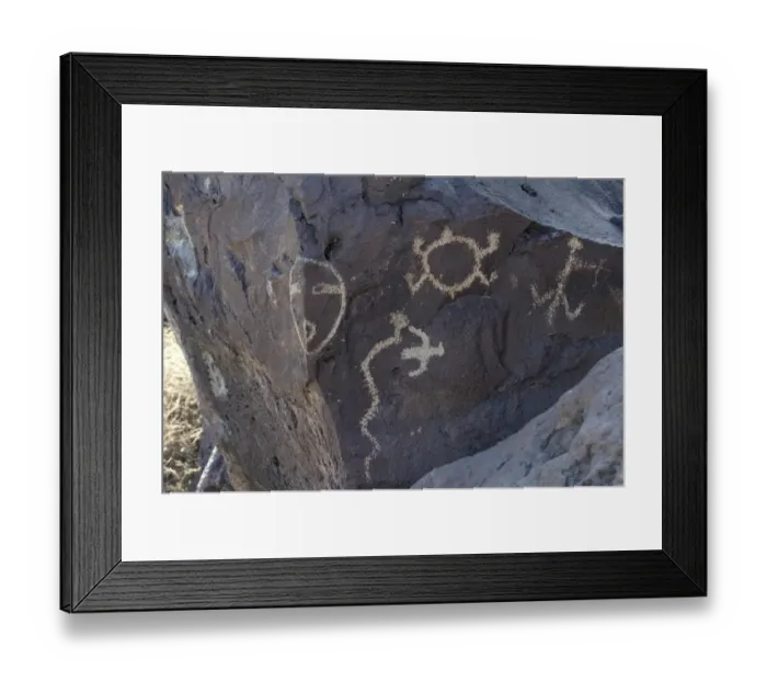 Framed Print : Petroglyphs near Albuquerque, New Mexico Framed Print : Petroglyphs near Albuquerque, New Mexico