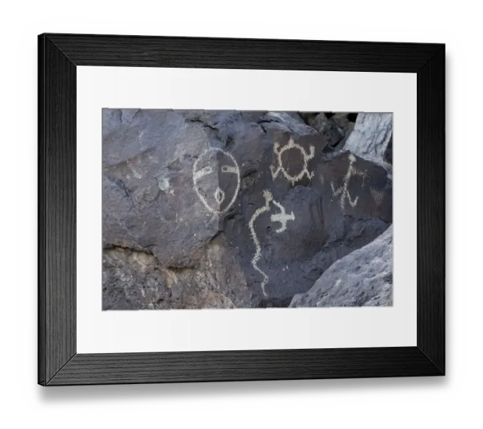 Framed Print : Petroglyphs near Albuquerque, New Mexico Framed Print : Petroglyphs near Albuquerque, New Mexico