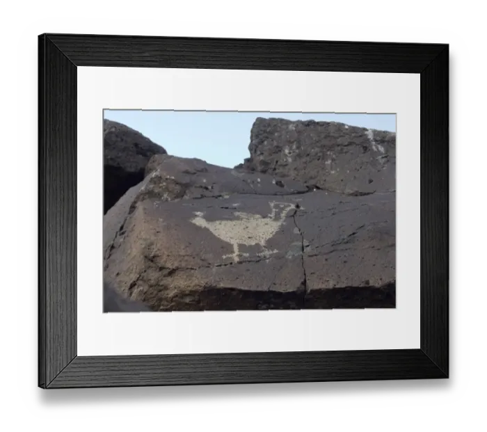 Framed Print : Petroglyph near Albuquerque, New Mexico Framed Print : Petroglyph near Albuquerque, New Mexico