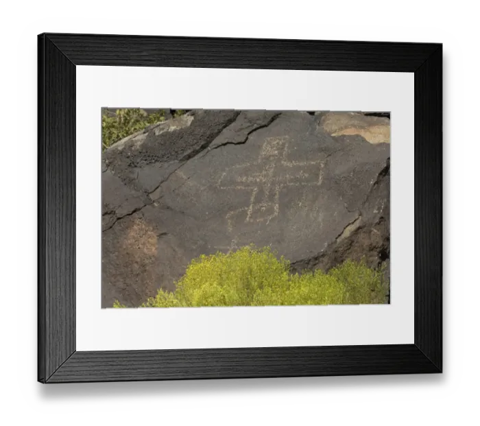 Framed Print : Petroglyph near Albuquerque, New Mexico Framed Print : Petroglyph near Albuquerque, New Mexico