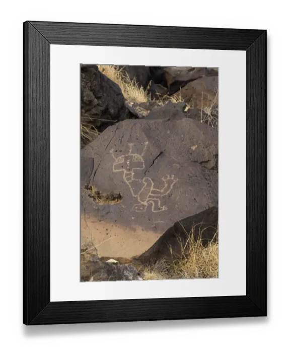 Framed Print : Petroglyph near Albuquerque, New Mexico Framed Print : Petroglyph near Albuquerque, New Mexico