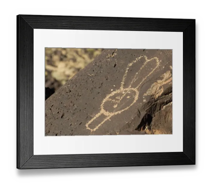 Framed Print : Petroglyph near Albuquerque, New Mexico Framed Print : Petroglyph near Albuquerque, New Mexico