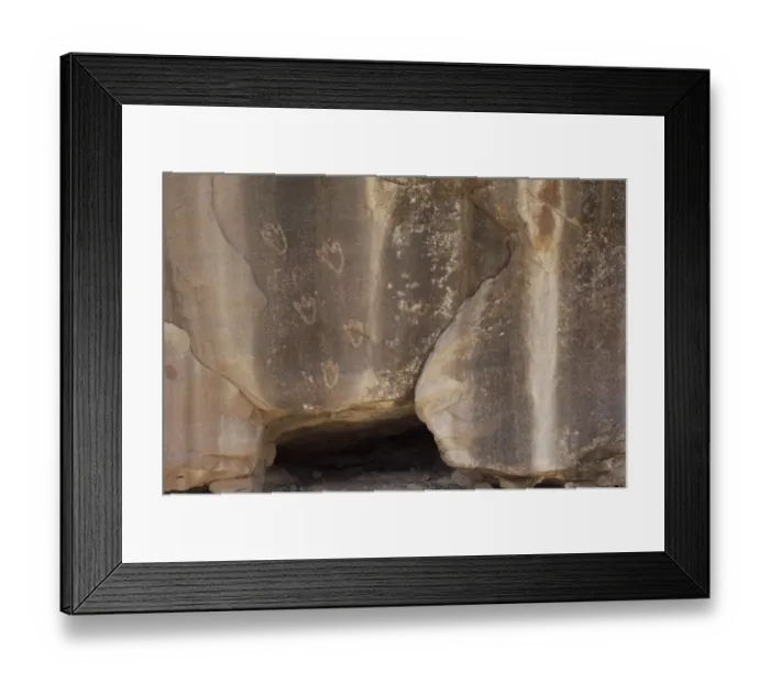 Framed Print : Bear paw petroglyphs of the Anasazi / Ancestral Puebloans Framed Print : Bear paw petroglyphs of the Anasazi / Ancestral Puebloans