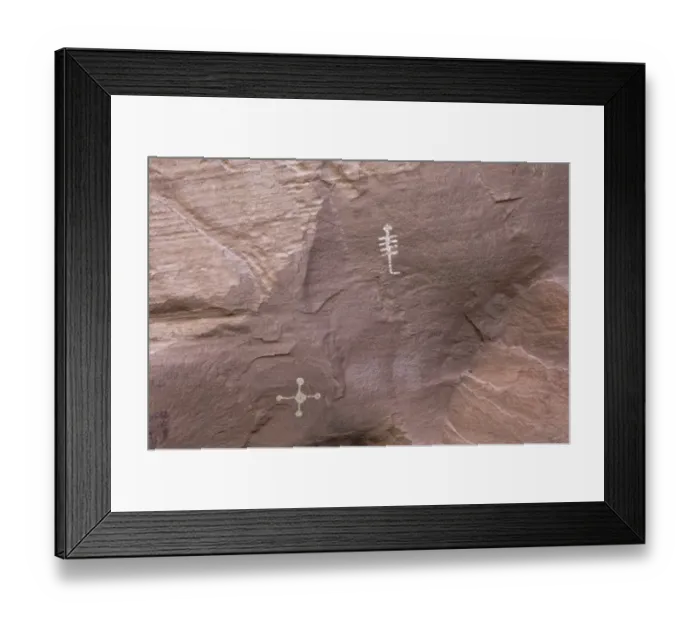Framed Print : Anasazi / Ancestral Puebloan petroglyphs at White House ruins Framed Print : Anasazi / Ancestral Puebloan petroglyphs at White House ruins