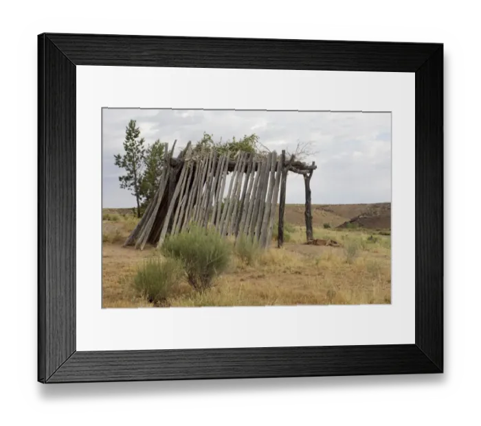 Framed Print : Navajo wickiup, a summer shelter Framed Print : Navajo wickiup, a summer shelter