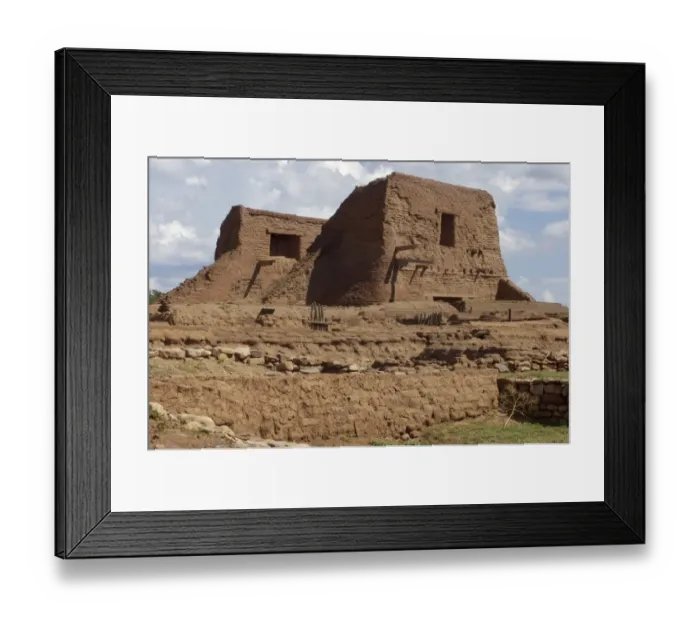 Framed Print : Ruins of Spanish mission at Pecos Pueblo Framed Print : Ruins of Spanish mission at Pecos Pueblo