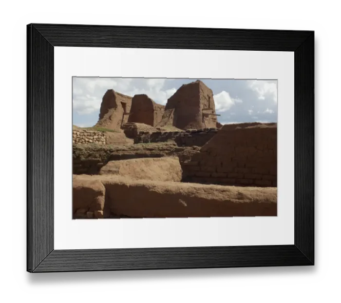 Framed Print : Ruins of Spanish mission at Pecos Pueblo Framed Print : Ruins of Spanish mission at Pecos Pueblo