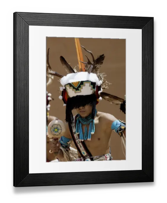 Framed Print : Zuni Pueblo Red-Tailed Hawk Dancer performing the Deer Dance at the Gallup Framed Print : Zuni Pueblo Red-Tailed Hawk Dancer performing the Deer Dance at the Gallup
