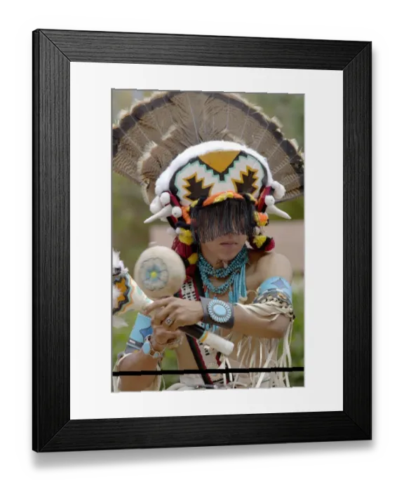 Framed Print : Zuni Red-Tailed Hawk Dancer performing the Turkey Dance at the Gallup Framed Print : Zuni Red-Tailed Hawk Dancer performing the Turkey Dance at the Gallup